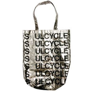 SoulCycle | Silver Metallic Reusable Tote Bag